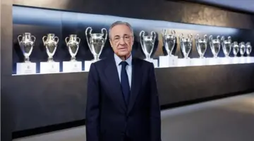بيريز: ريال مدريد حقق 66 بطولة في عهدي